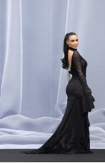 Kim kardashian Black lace