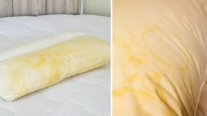 Reasons why pillows turn yellow